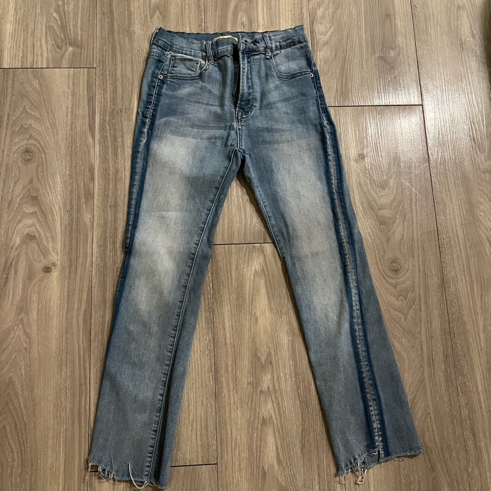 Gianni Bini Skinny Jeans w/ Side Dye Detail Size 28